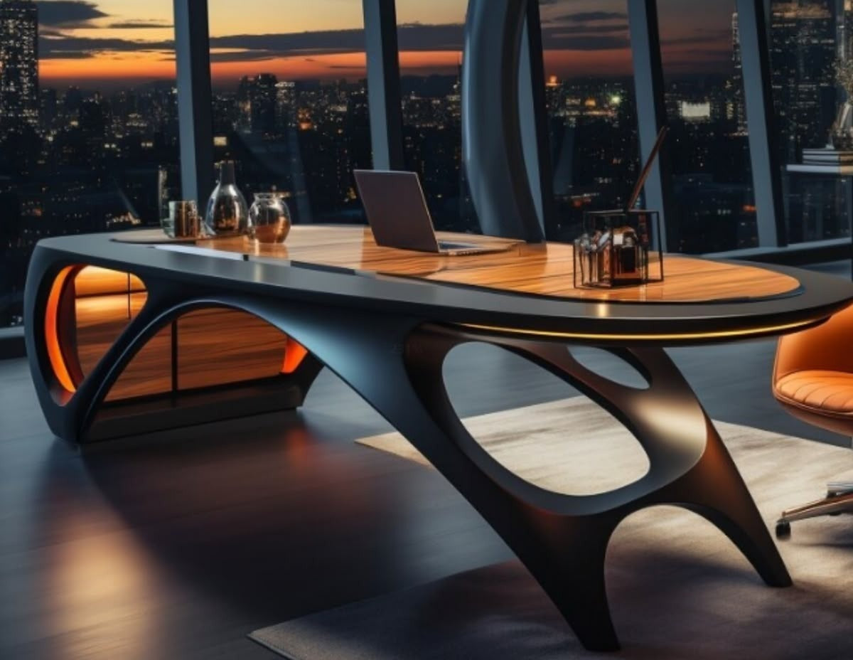 Luxury Executive Desk with a Modern Design