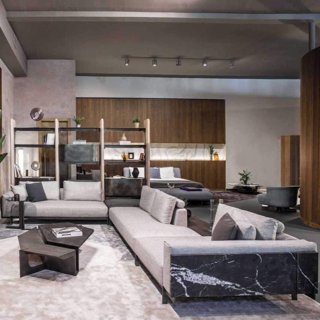 Atlantide Sofa shape L with elegant colors