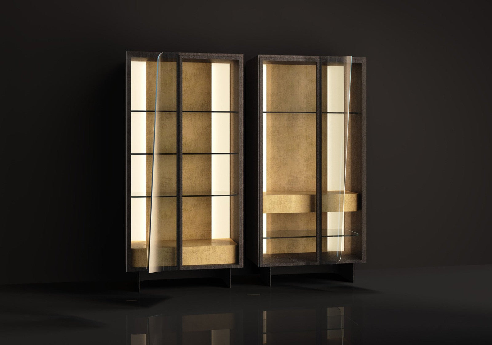 Illuminated Elegance Display Unit