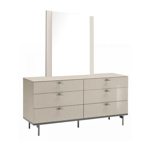 Luxury Metallic Modern Bedroom Set