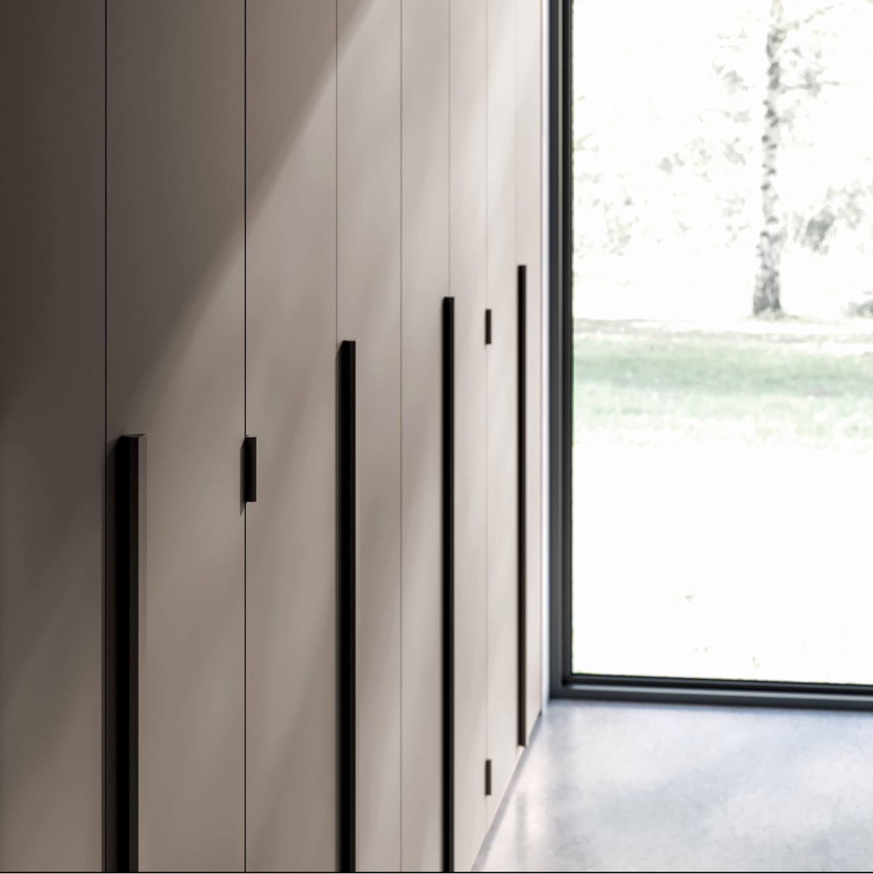 wardrobe with bi-fold doors