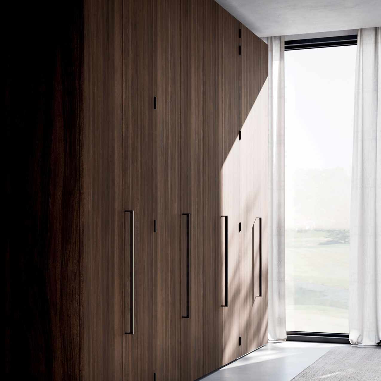 wardrobe with a hidden study corner