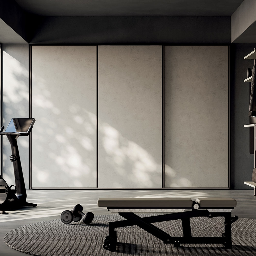 Wardrobe with sliding doors