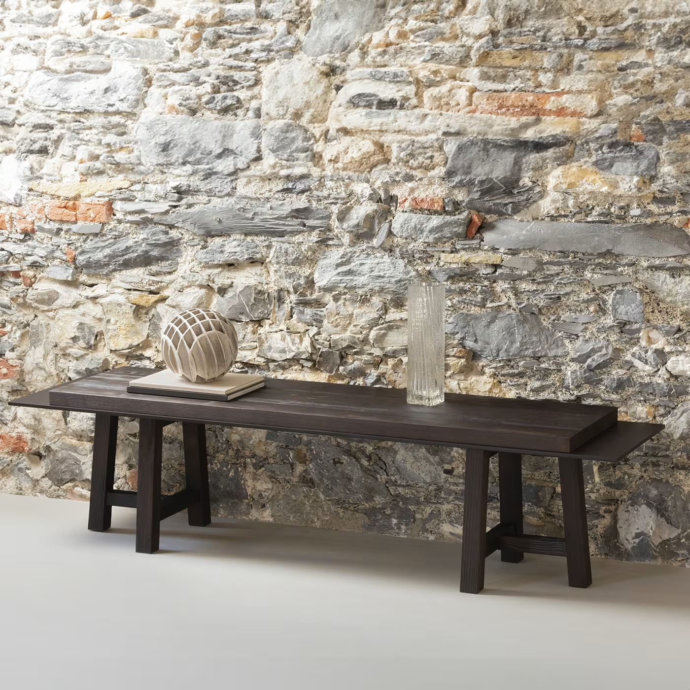 Temaki pinewood low console