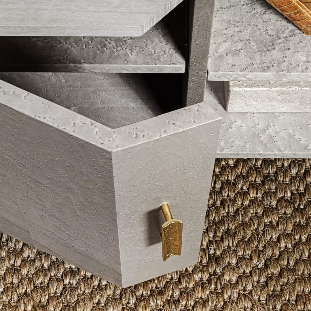 Maple and eucalptus bedside table