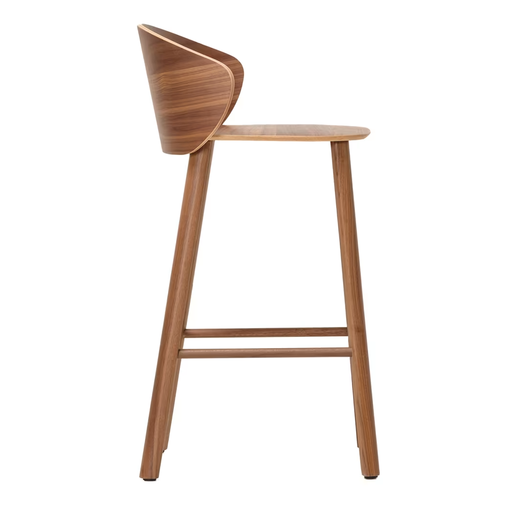 wooden bar stool