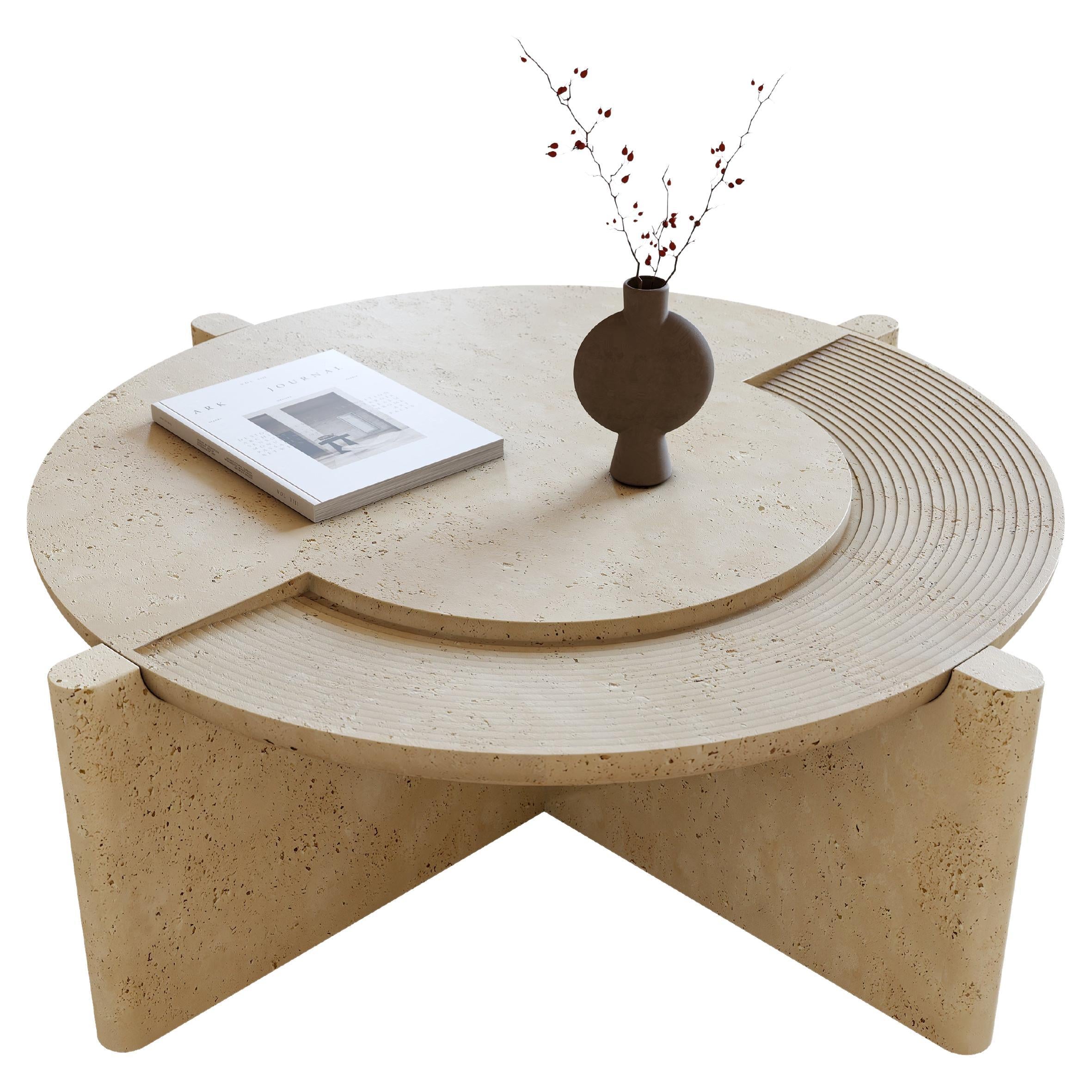 Arki Travertine Coffee Table