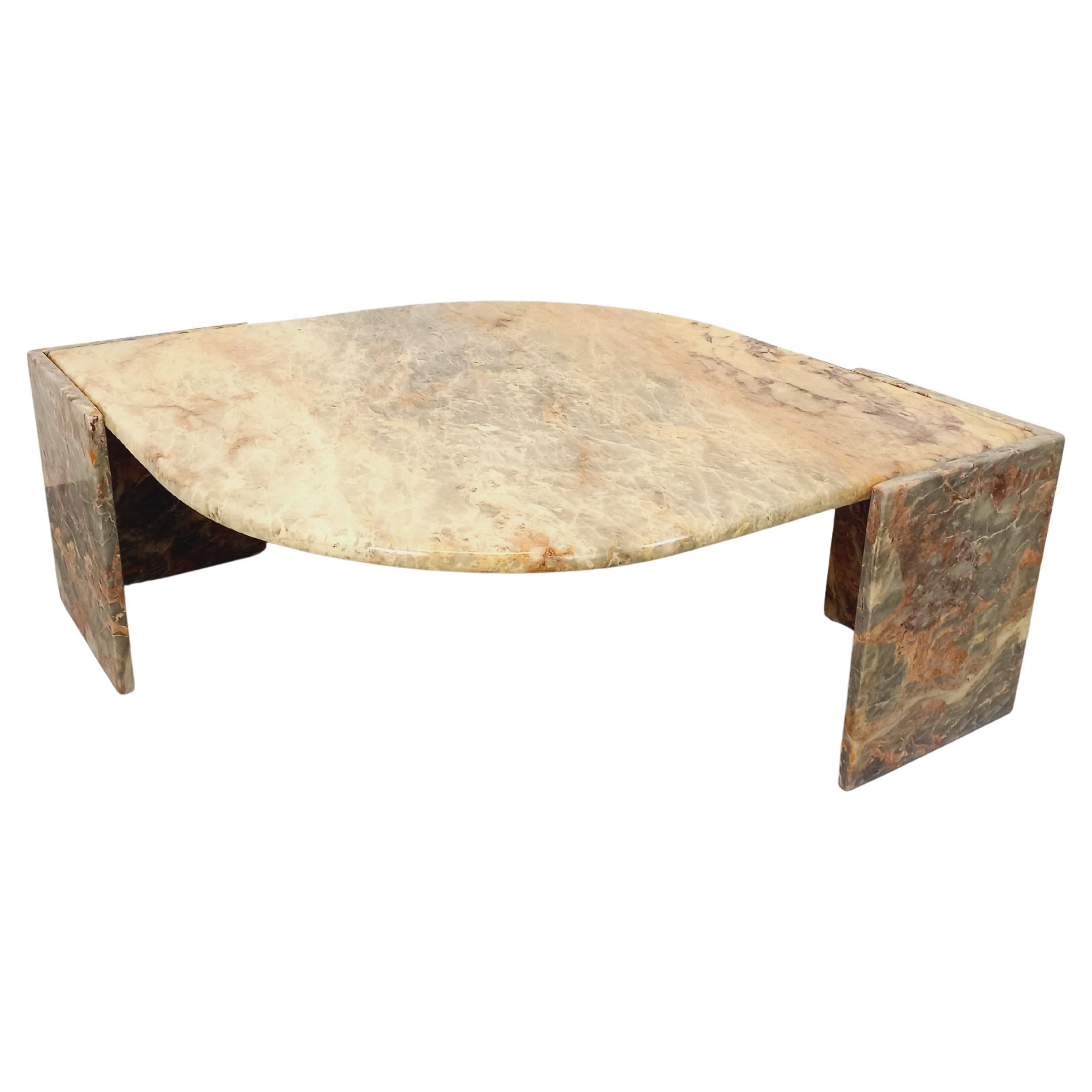 Luxury marble coffee table