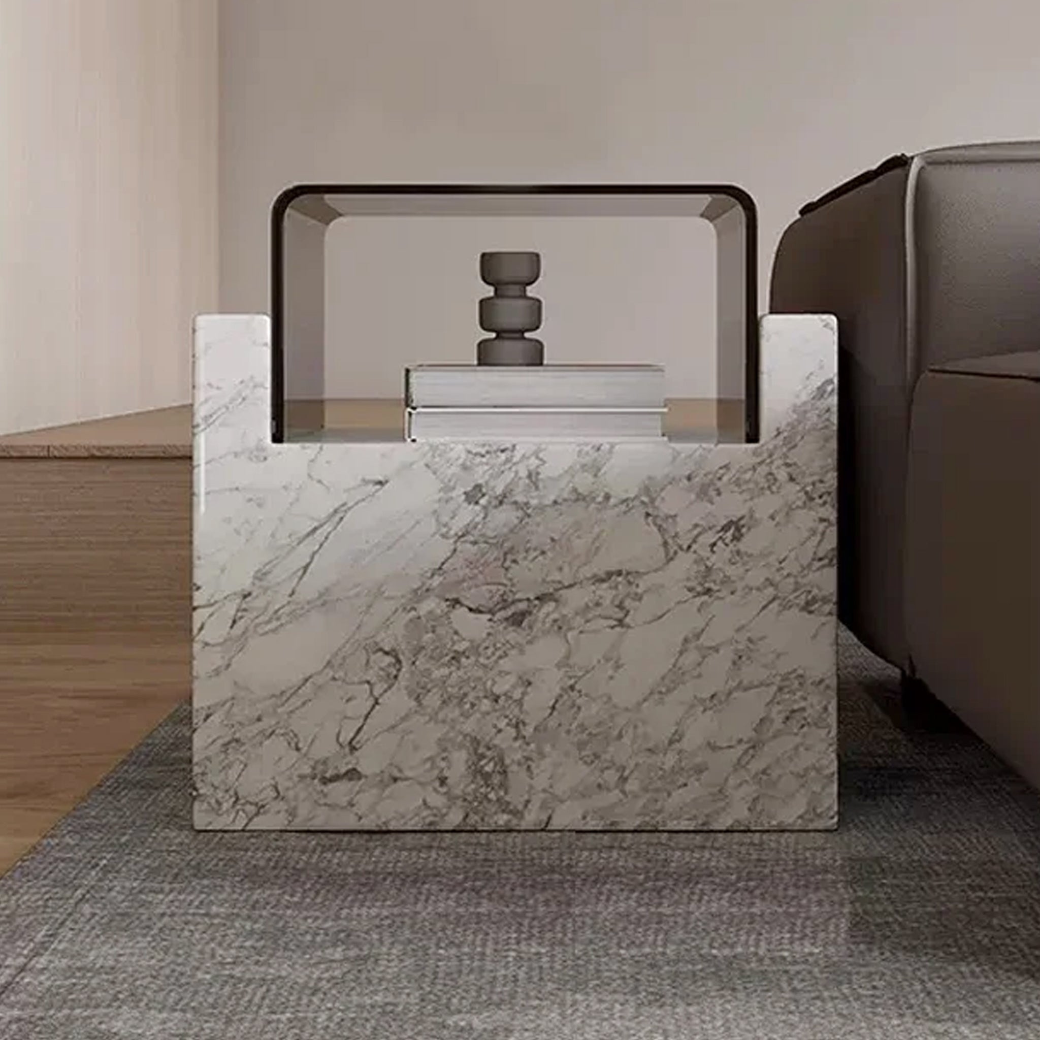 Uniquely designed marble table
