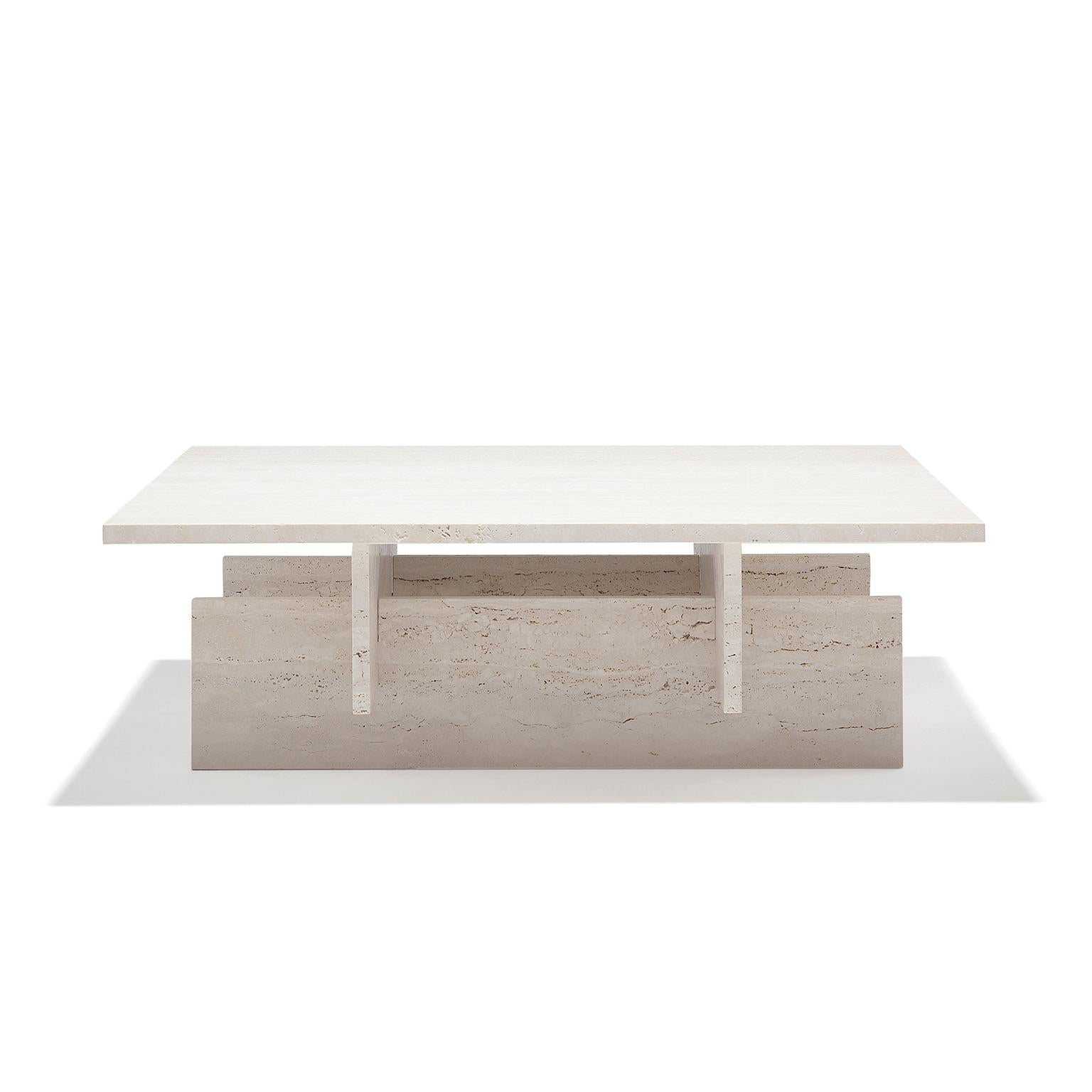Luxury square coffee table