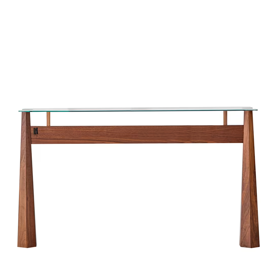 York glass console