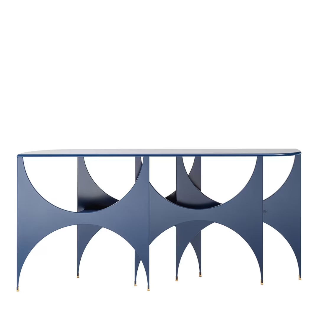 Butterfly blue console