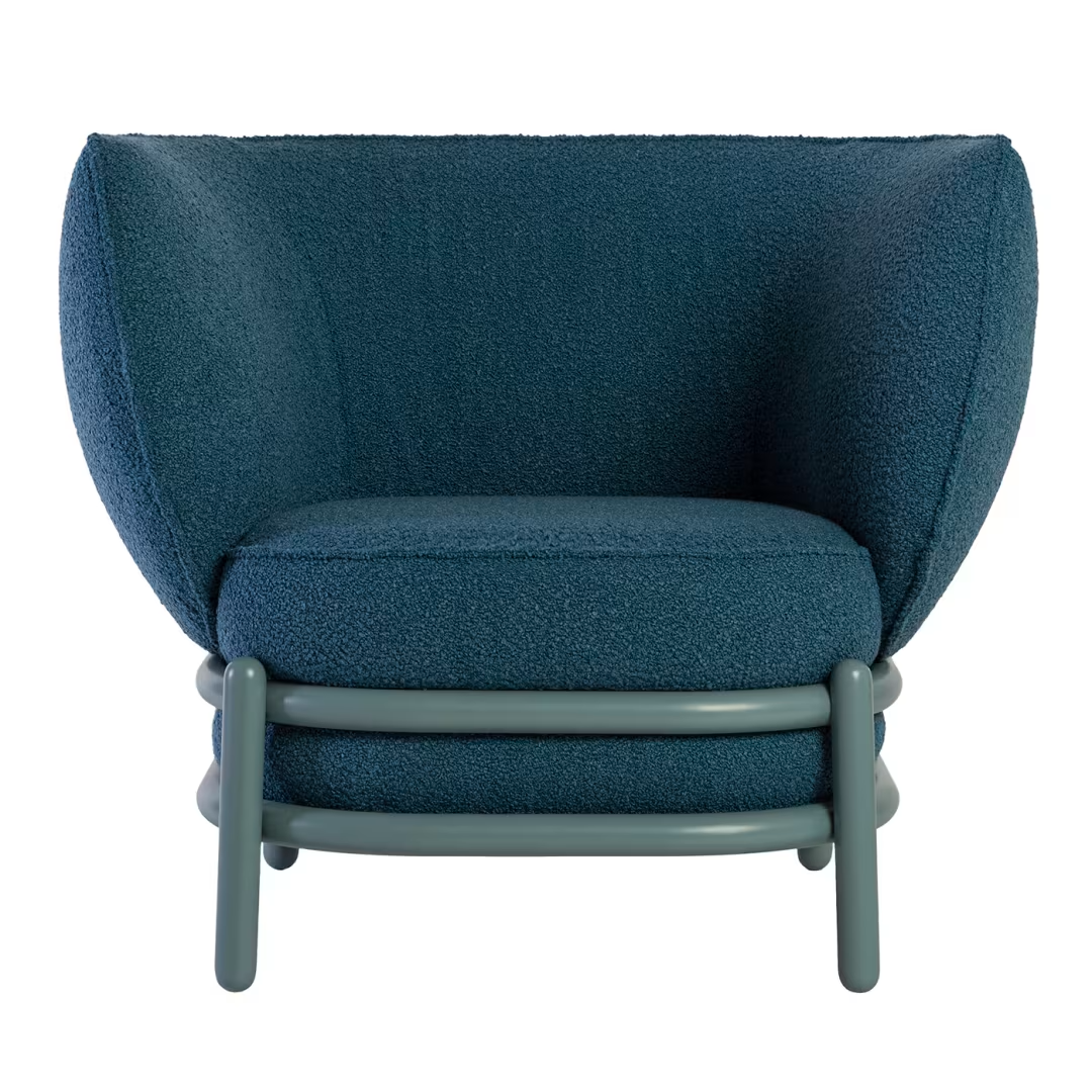 Luftballon blue lounge chair