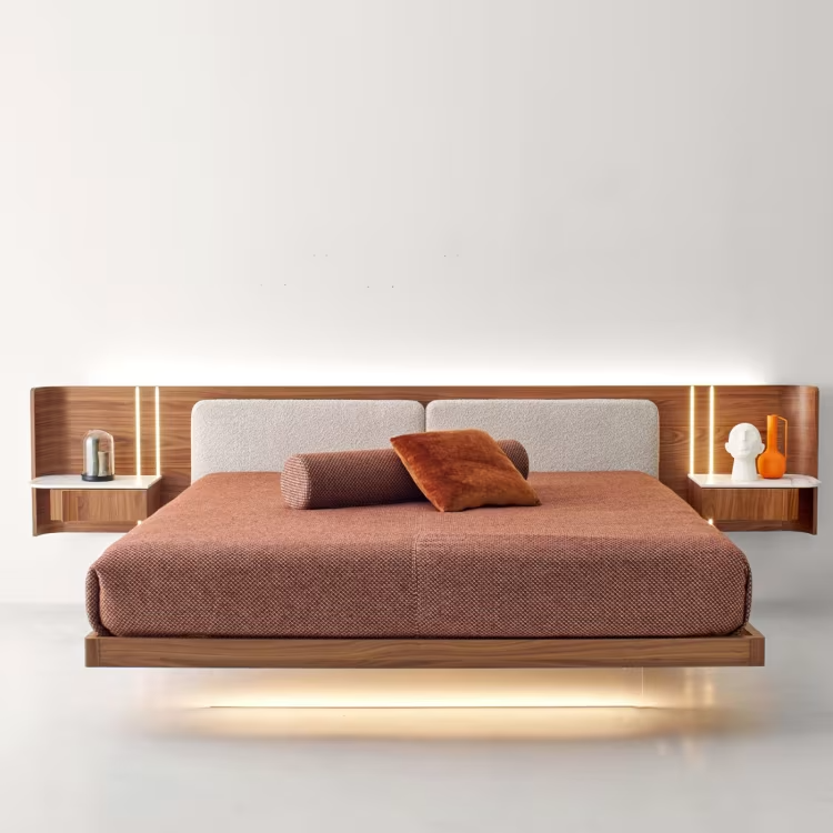 Floating book bed