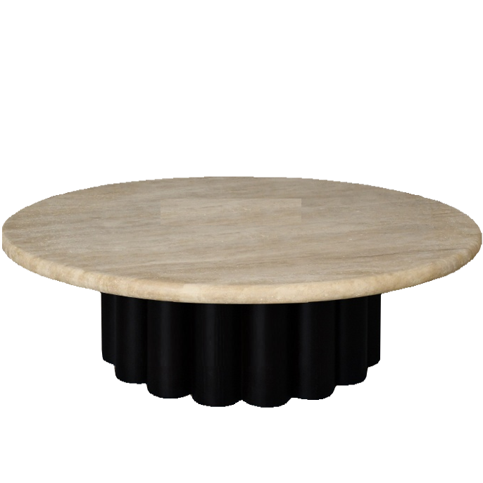 Marble-Top Modern Coffee Table