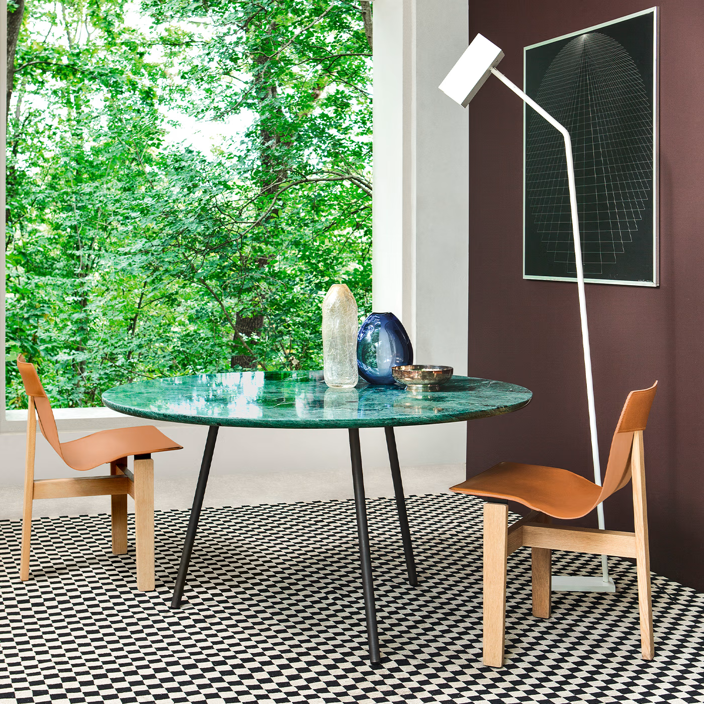 Tre durmast natural leather chair