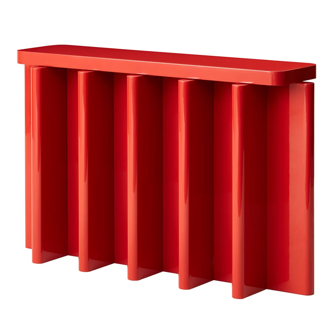 Spina dusty red console