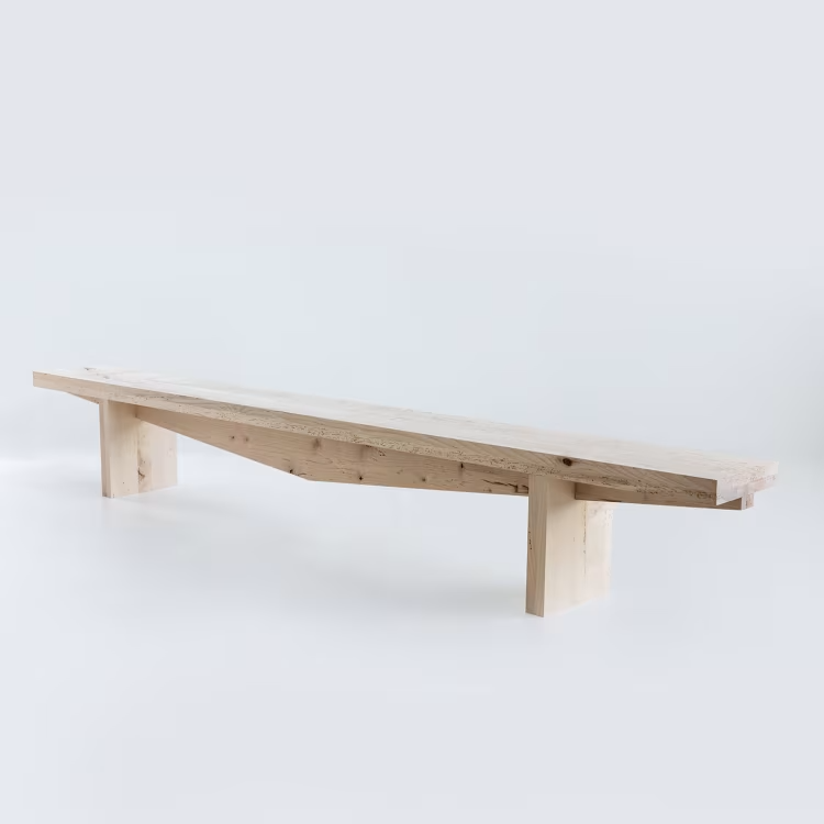Alalunga wood bench