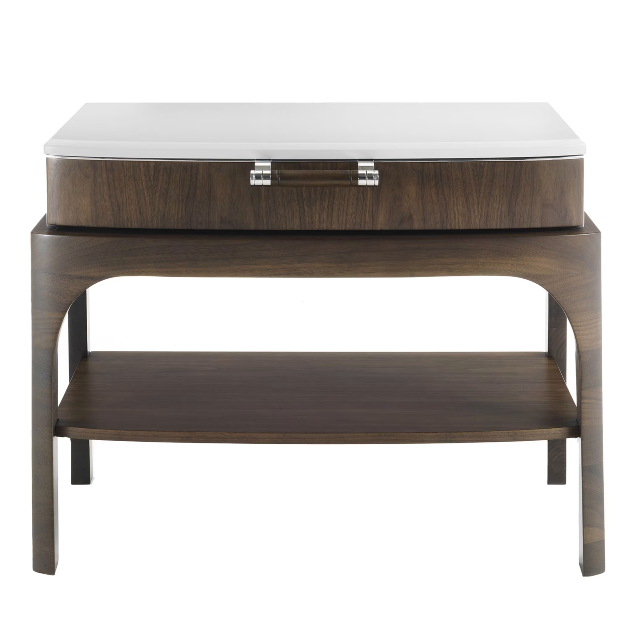 Canaletto walnut bedside table