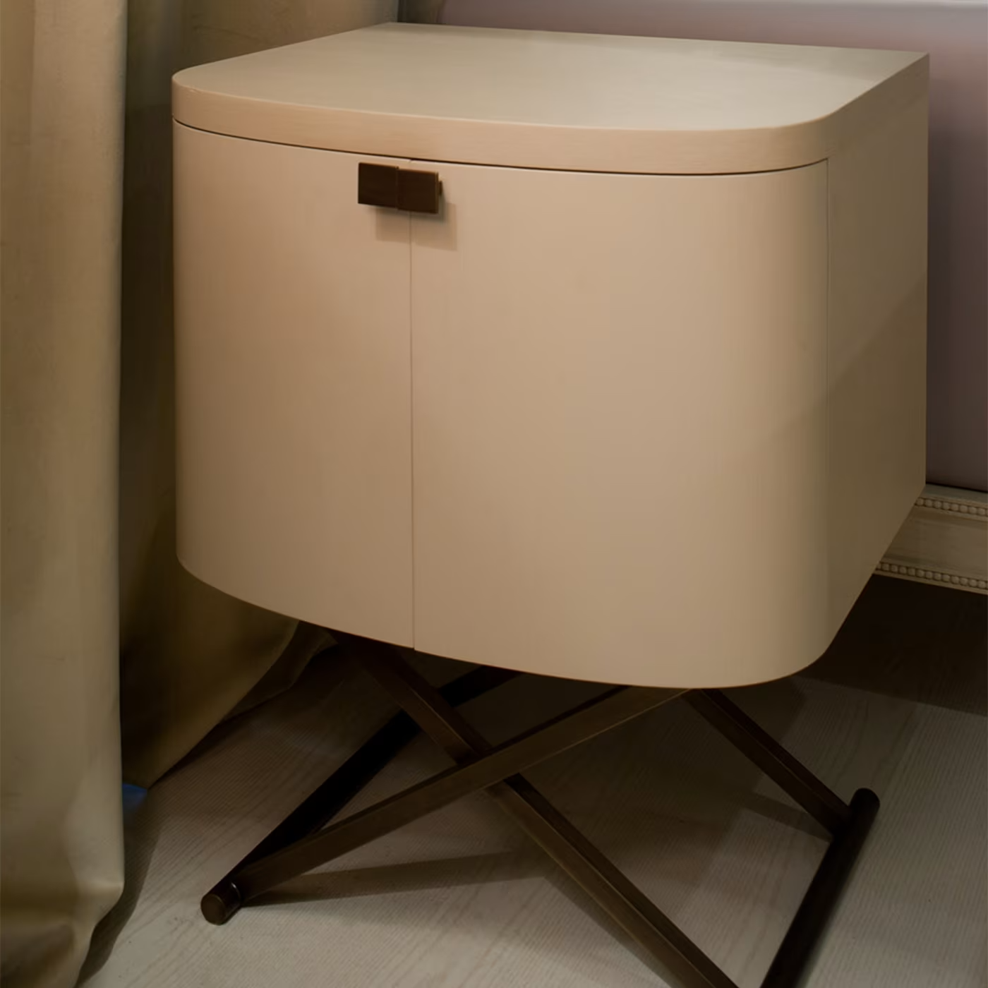 Earl grey side cabinet