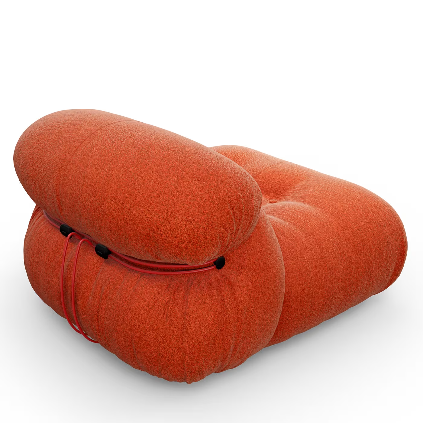 Soriana orange armchair