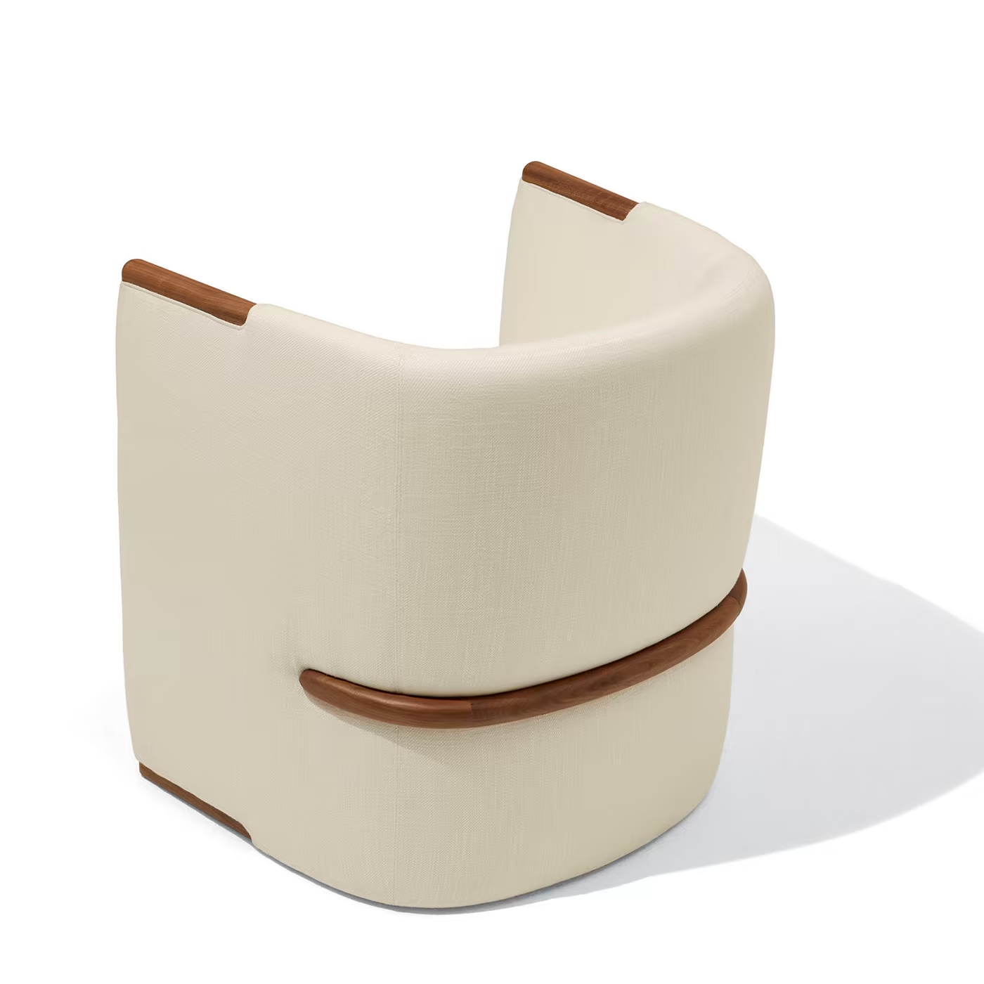 Opus white armchair