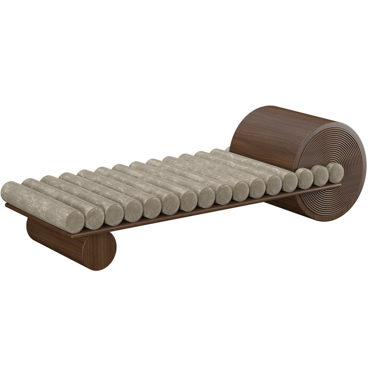 Bench with a distinctive and luxurious design