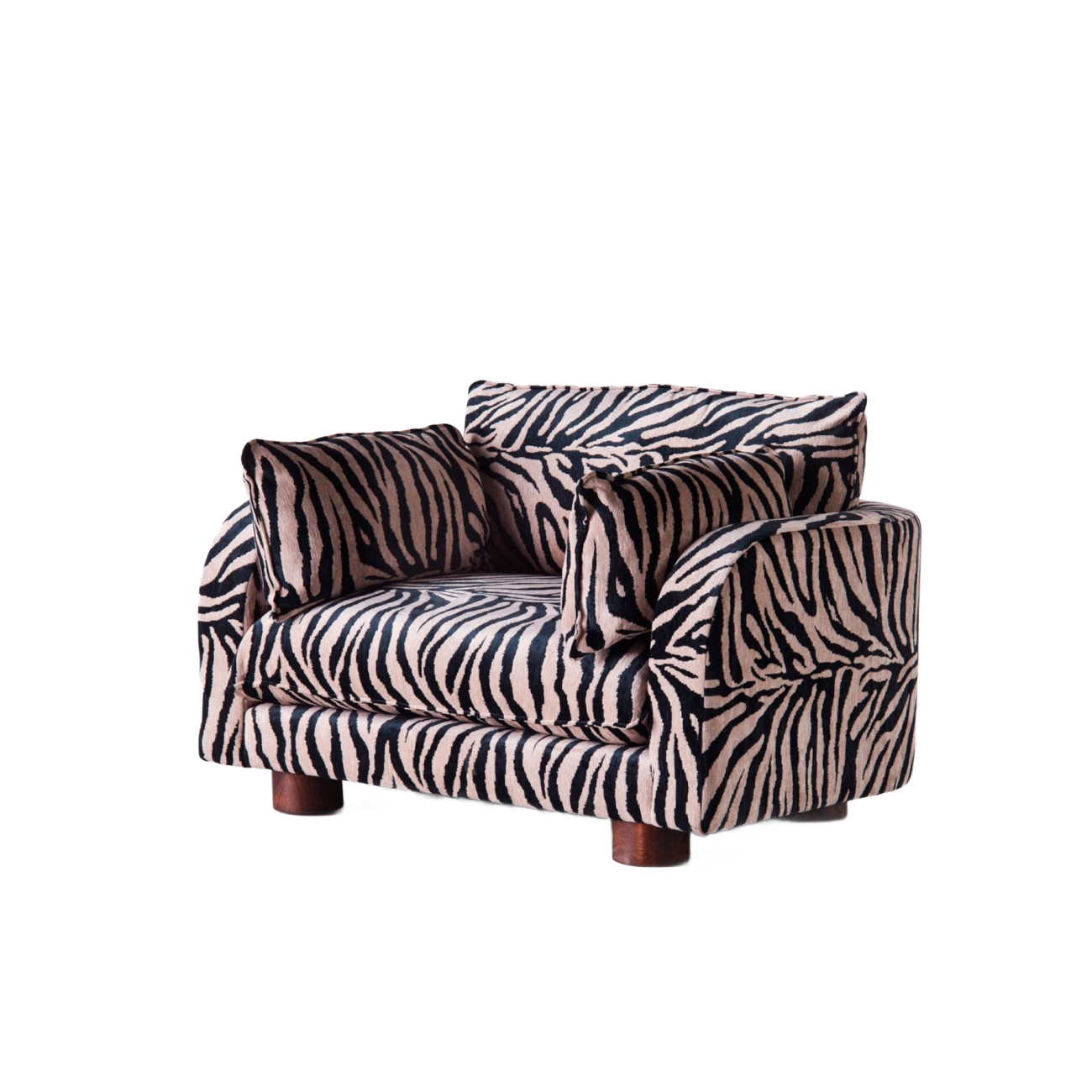 Zebra Elegance Lounge Chair