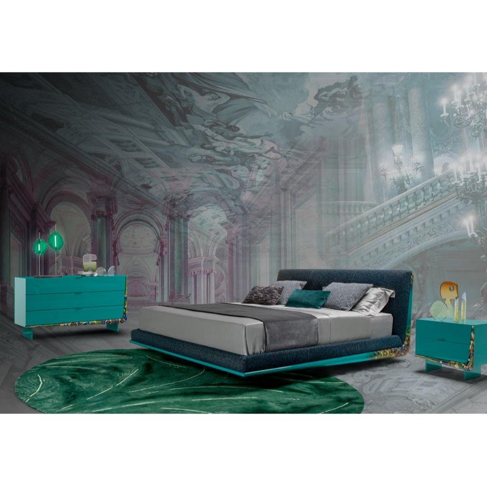 Boomerang bedside table