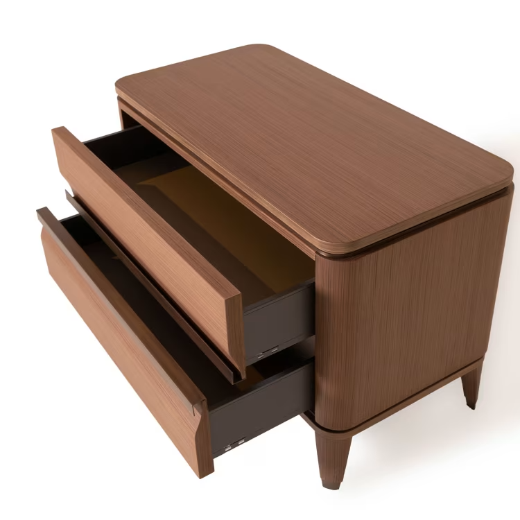 Ercolino night stand extra large with rosewood finish