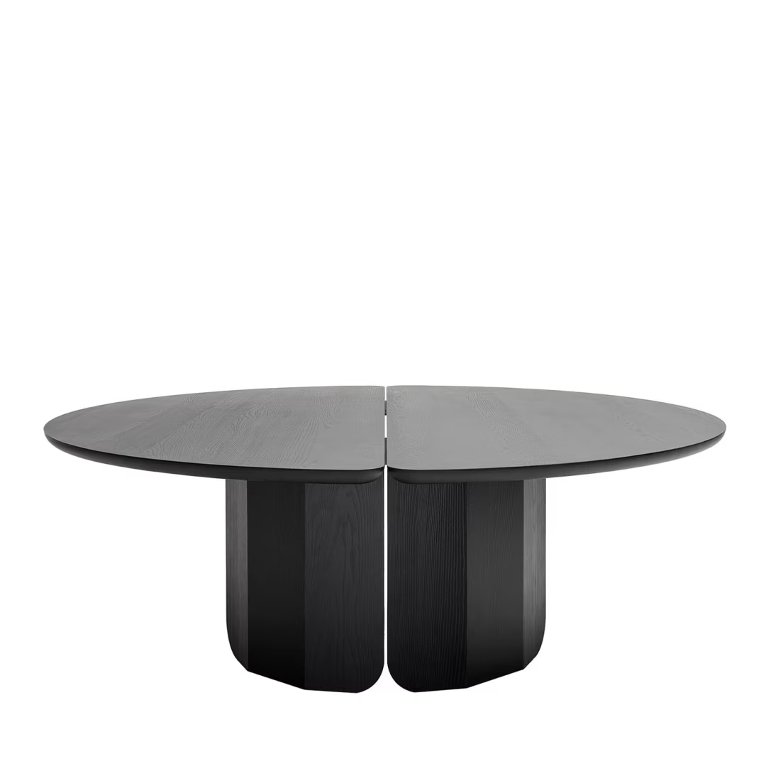 Huli black dining table