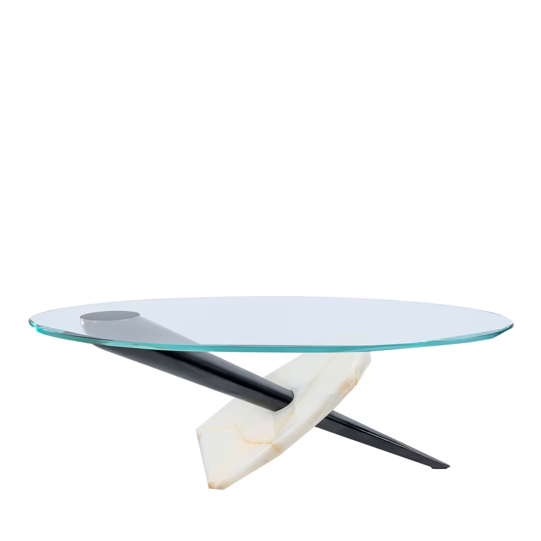 Gerione oval coffee table