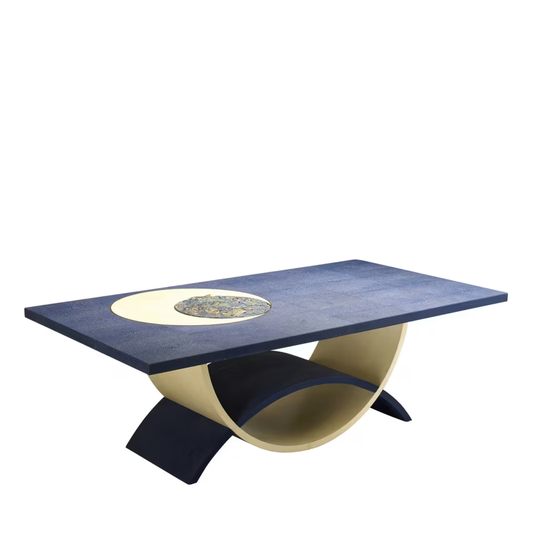 Blue moon coffee table