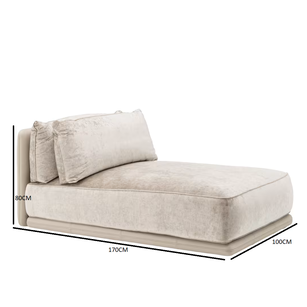 Island modular chaise loungue