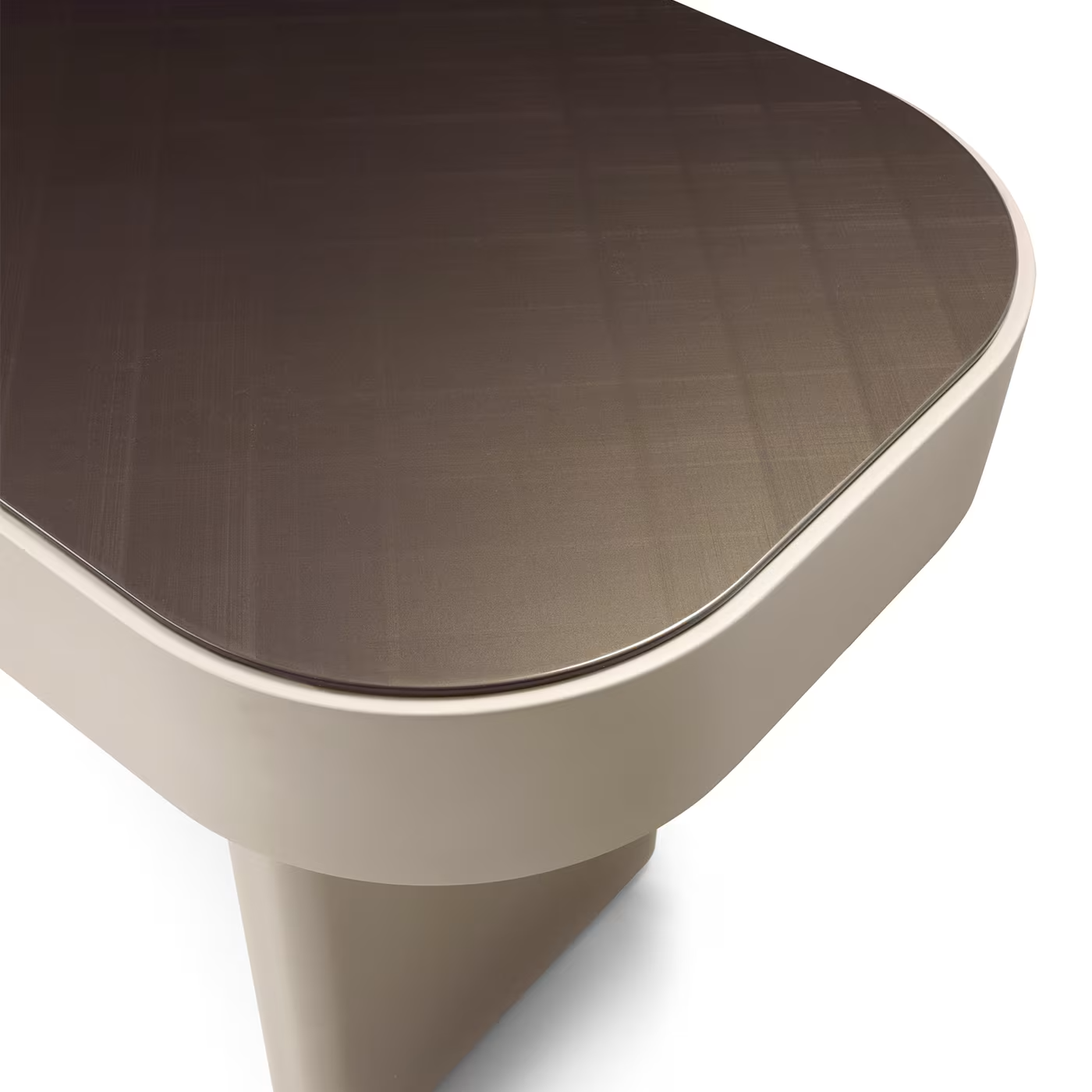 Delano desk with wood top