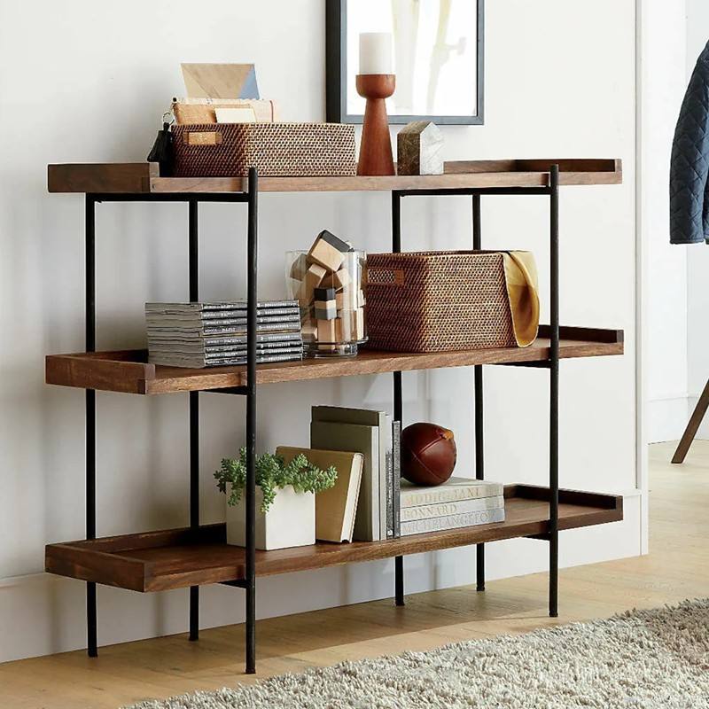 Sleek Metal Storage Console