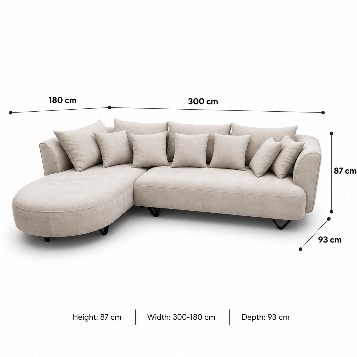 Galway sofa from durable natural wood