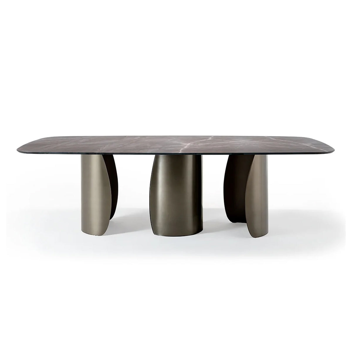 Glacia Sculptural Glass Table