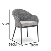 Serene Arc Bucket Chair
