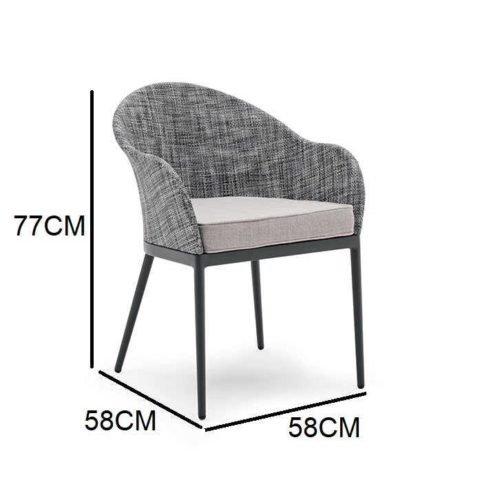 Serene Arc Bucket Chair