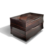 Ebony Makassar Elite Nightstand