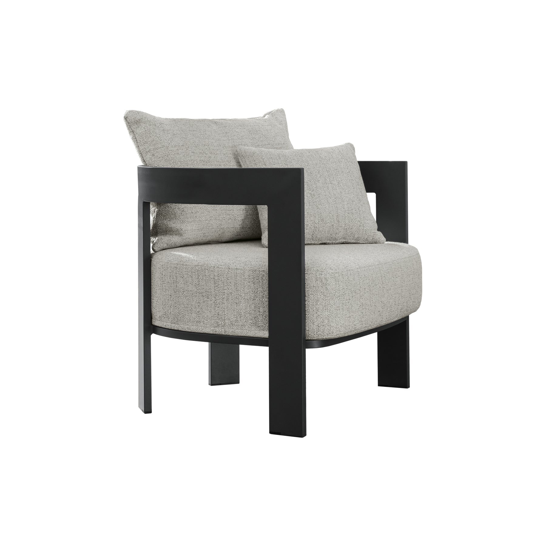 Versatile Aluminum Armchair