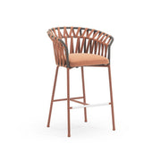 Floral Fold Lounge Bar Stool