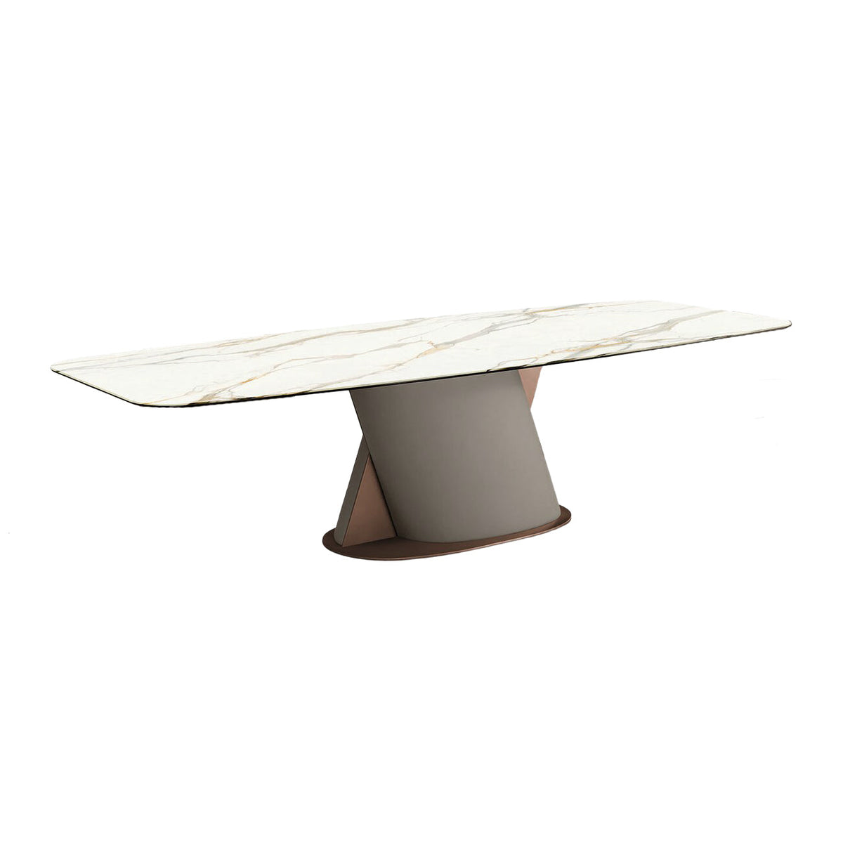Celestial Cross-Base Dining Table