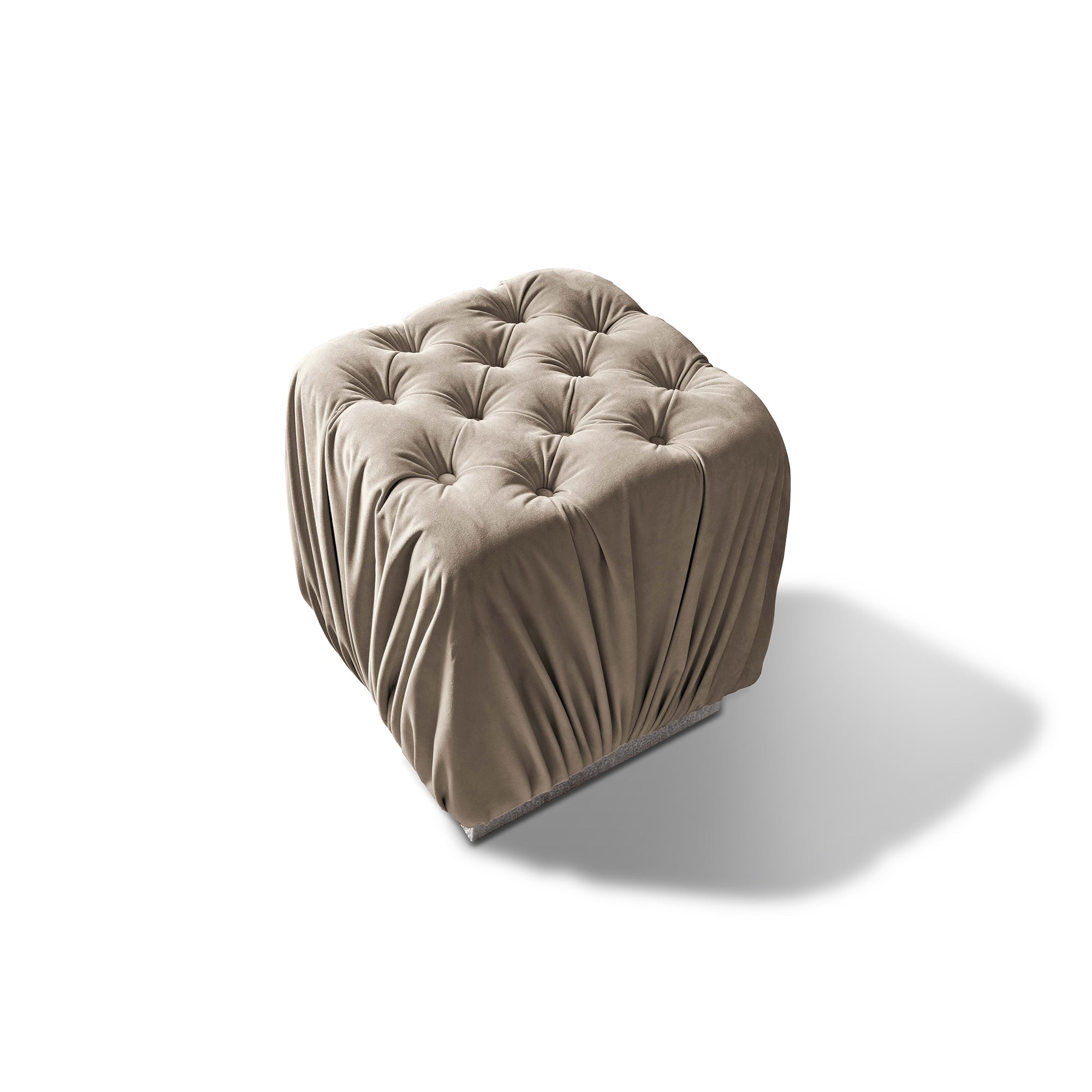 Sunrise Deep-Buttoned Luxury Ottoman