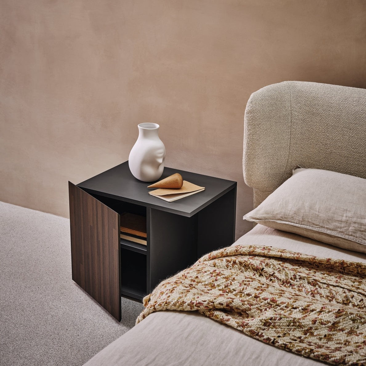 Eric Contemporary Bedside Table