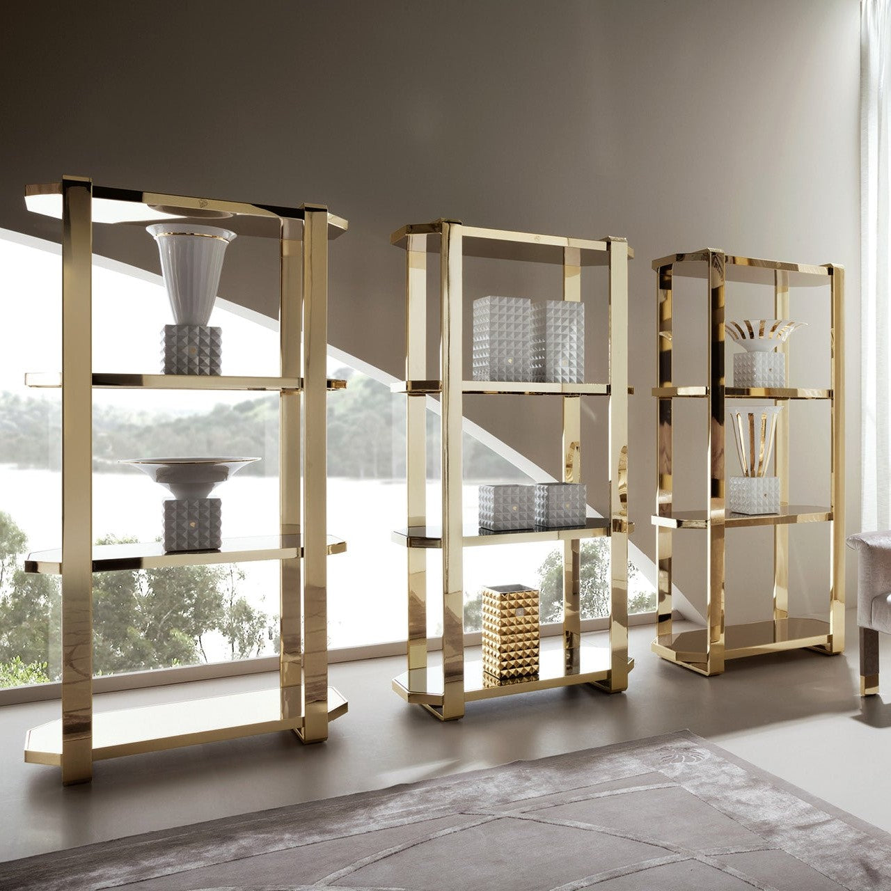 Art Deco Fusion Shelve Unit