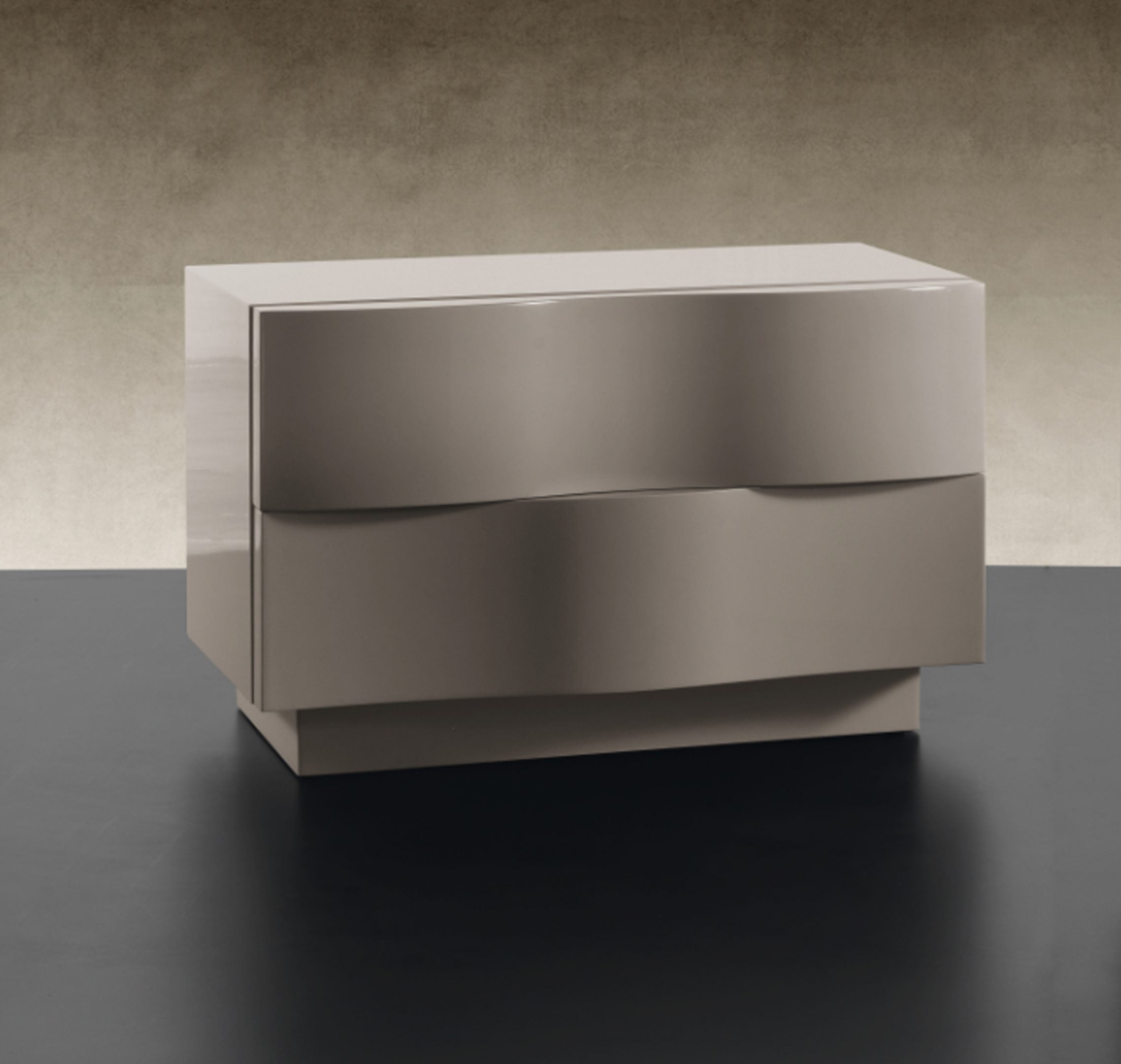 Contemporary Curve Bedside Table