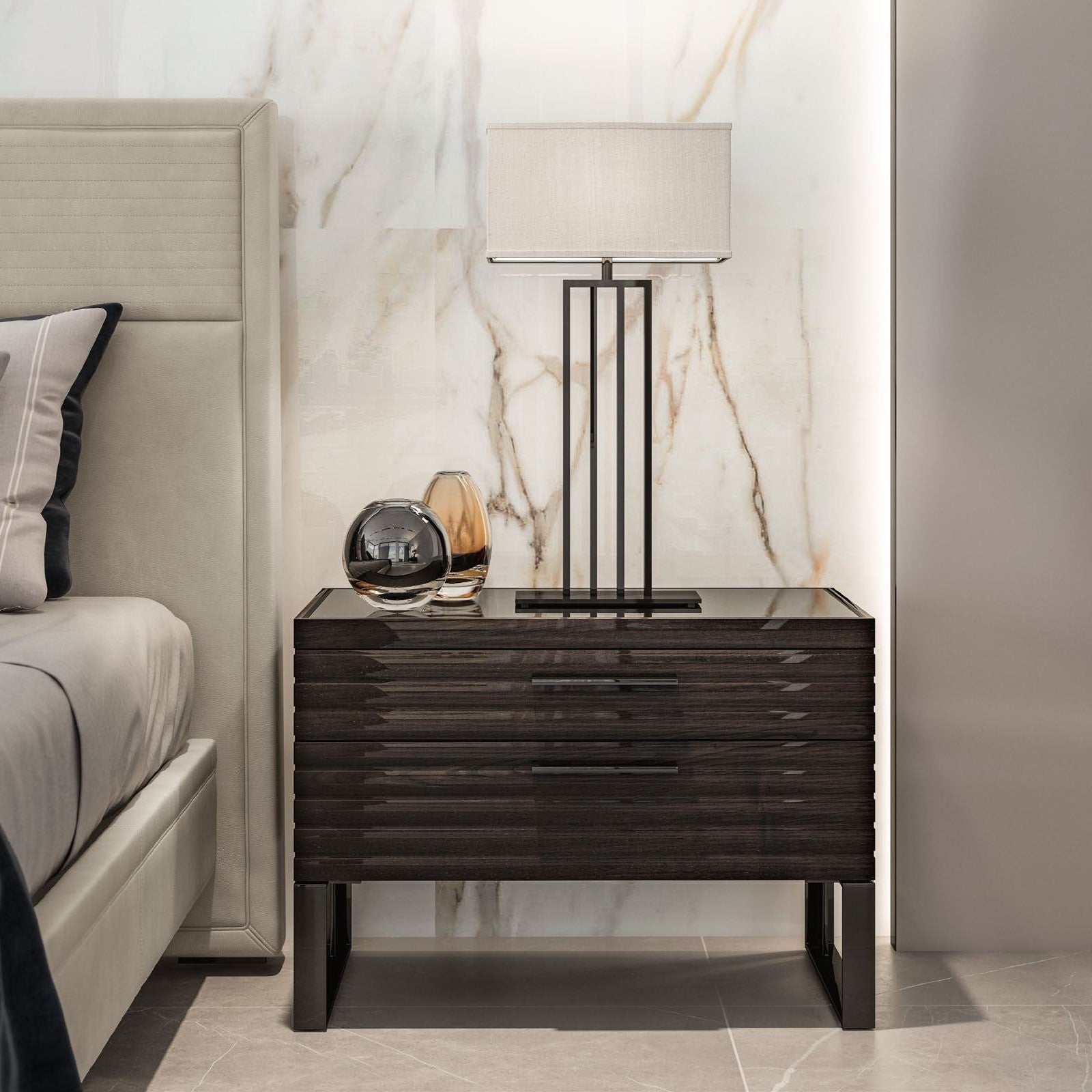 Serene Haven Bedside Table