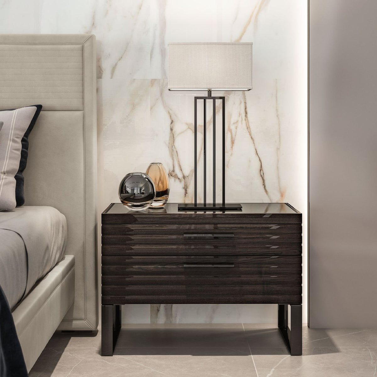 Serene Haven Bedside Table